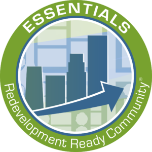 Redevelopment Ready Community Seal designating the City of Stanton's achievement Essentials certification.